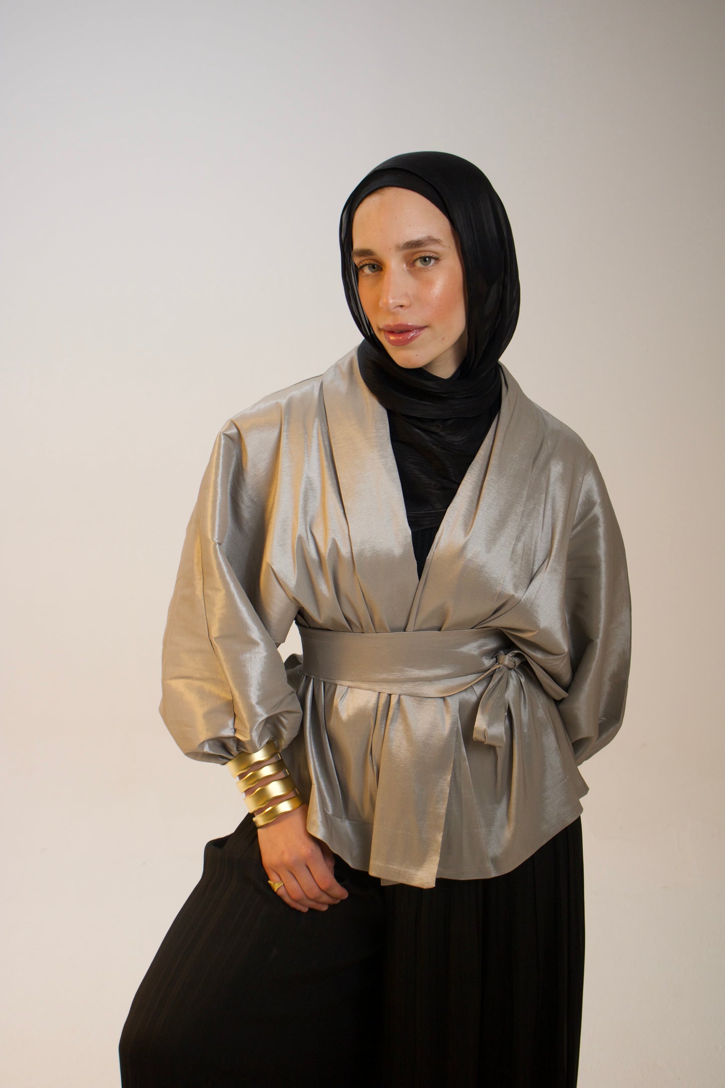 LAYALI Silver Jacket