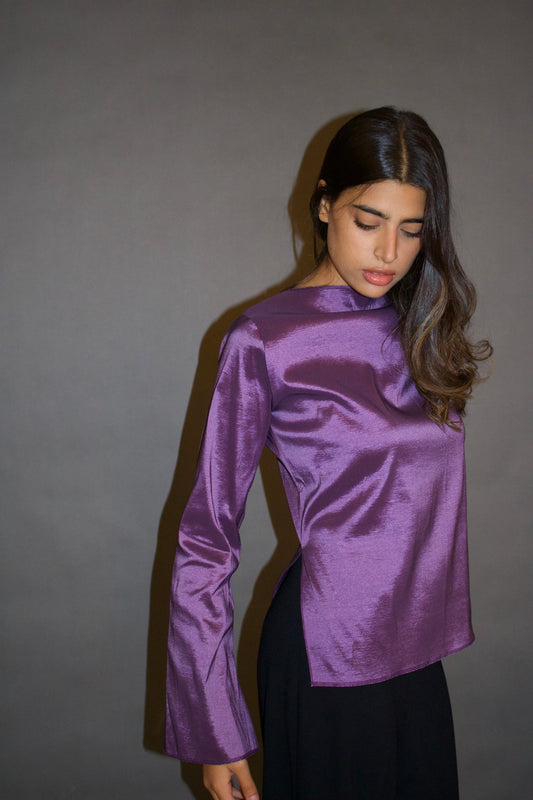 IVA Blouse in Purple